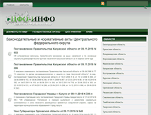 Tablet Screenshot of cfo-info.com